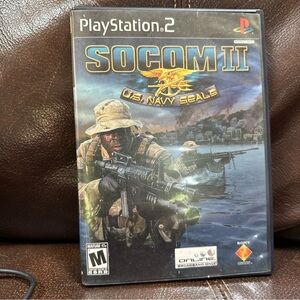 SOCOM II: U.S. Navy SEALs (Sony PlayStation 2, PS2 2003)  Tested Complete CIB